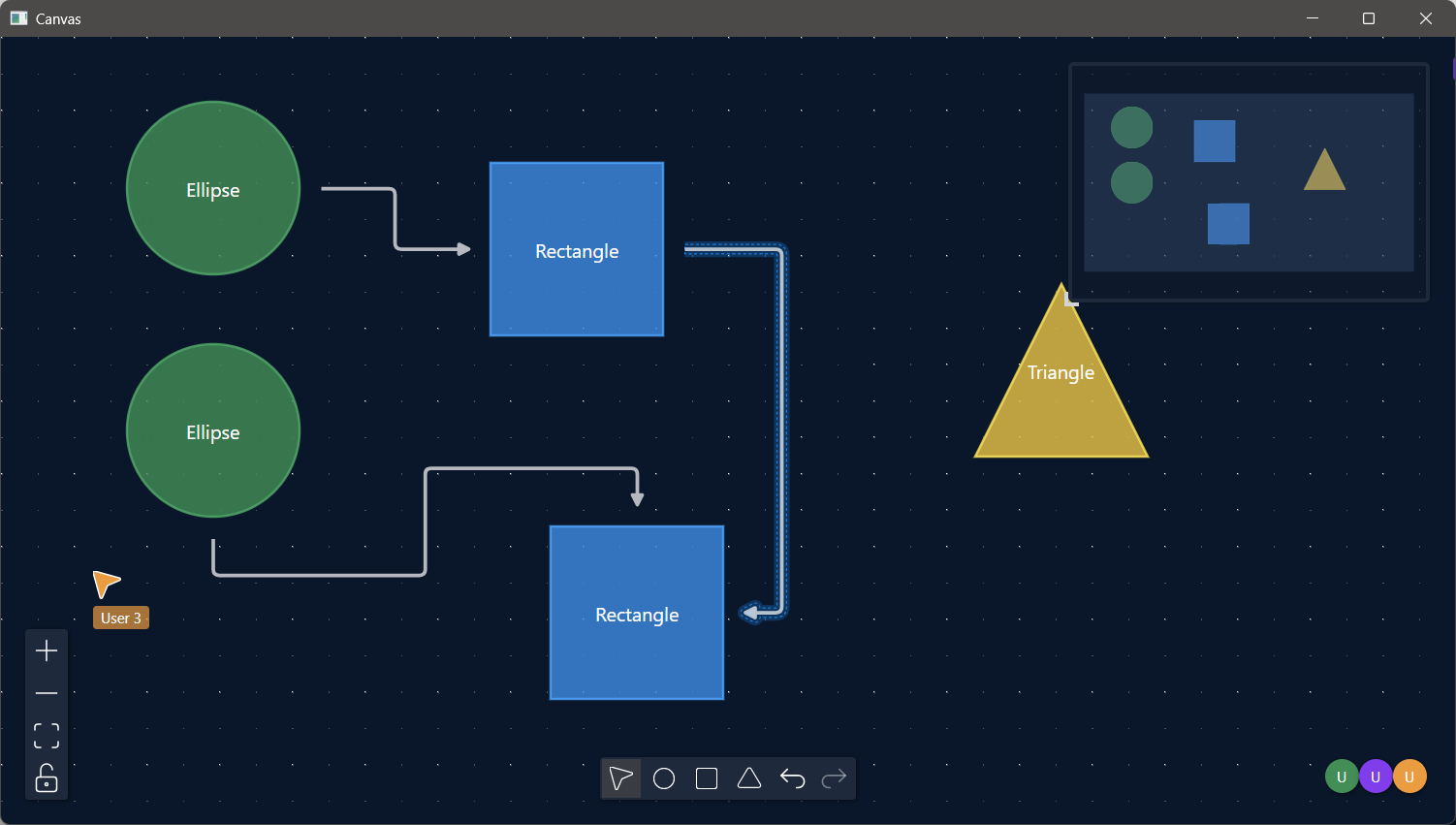 Nodify.Avalonia shapes canvas example